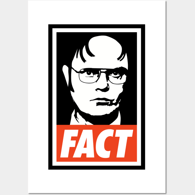 Dwight Schrute - Fact Wall Art by Gabriel Pastor Store